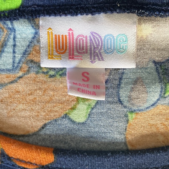 LulaRoe Multi colored floral print Julia dress size small - Picture 3 of 9